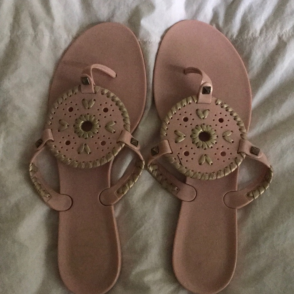 SOLD Jack Rodgers jelly thong sandals